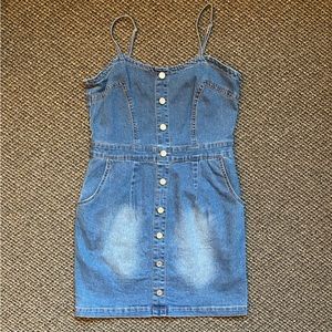 Missguided Denim mini dress